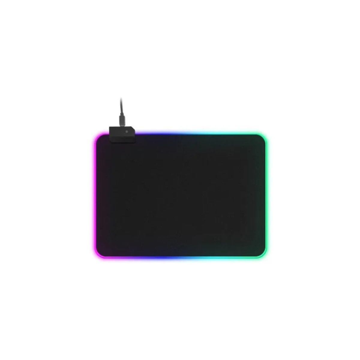 GENERICO - PAD MOUSE GAMING LED NEGRO ANTIDESLIZANTE 35X25