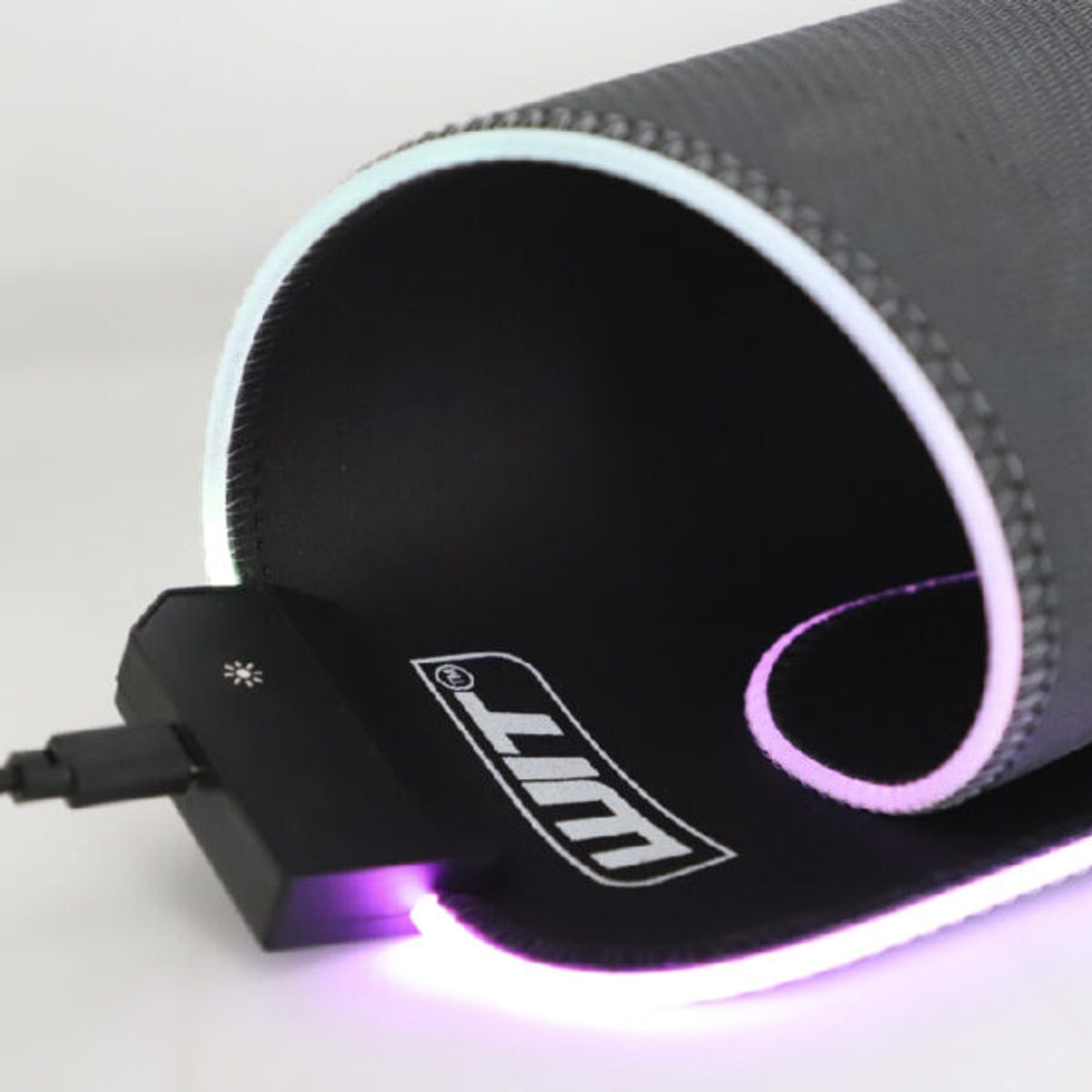 GENERICO - PAD MOUSE GAMING LED NEGRO ANTIDESLIZANTE 35X25