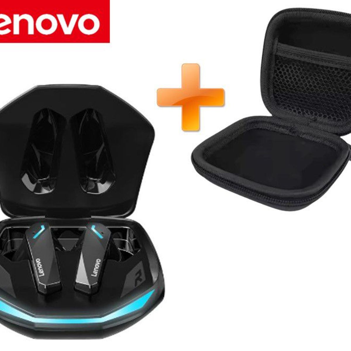 LENOVO - Audífonos Lenovo GM2 pro Inalambrico Gaming Deportivo + ESTUCHE