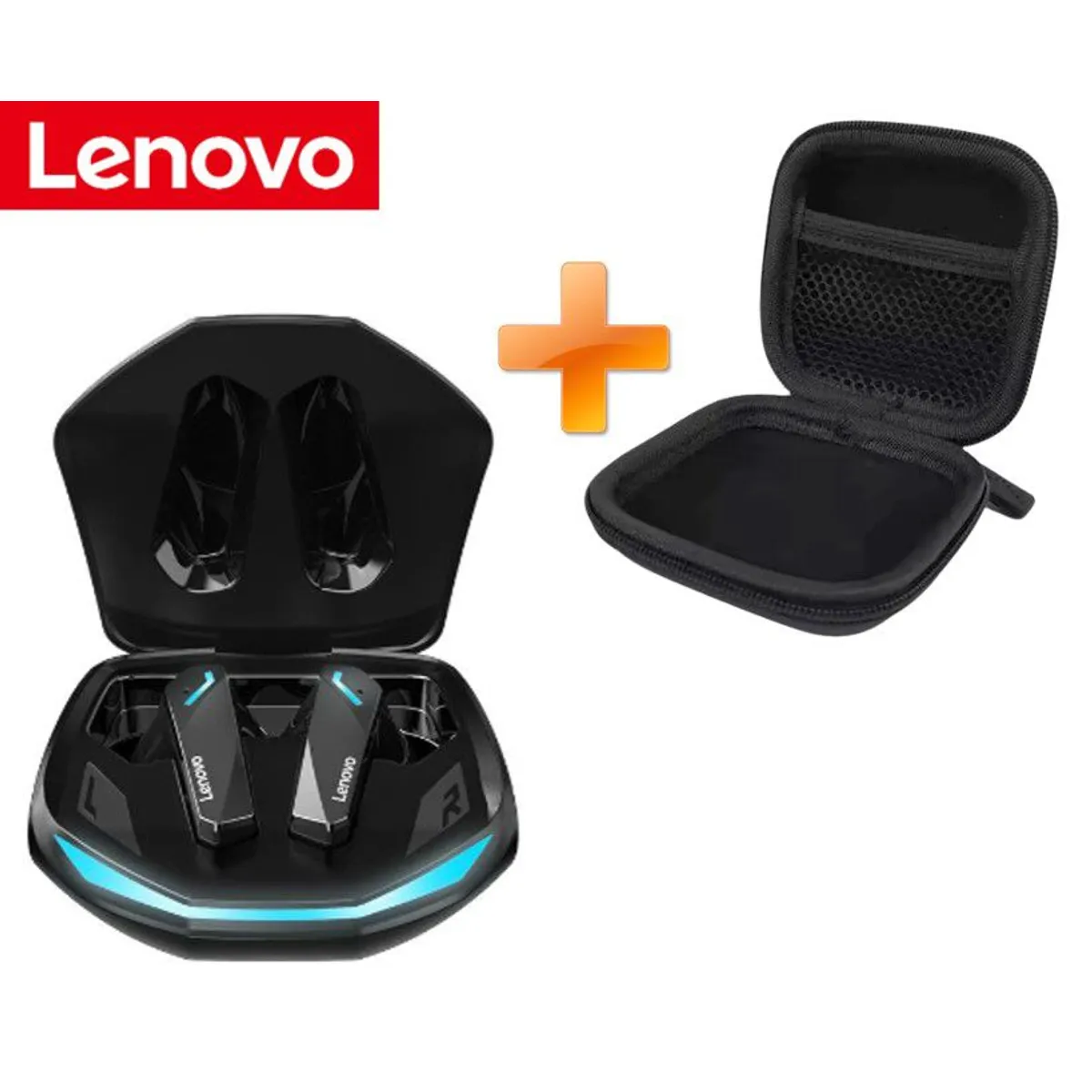 LENOVO - Audífonos Lenovo GM2 pro Inalambrico Gaming Deportivo + ESTUCHE