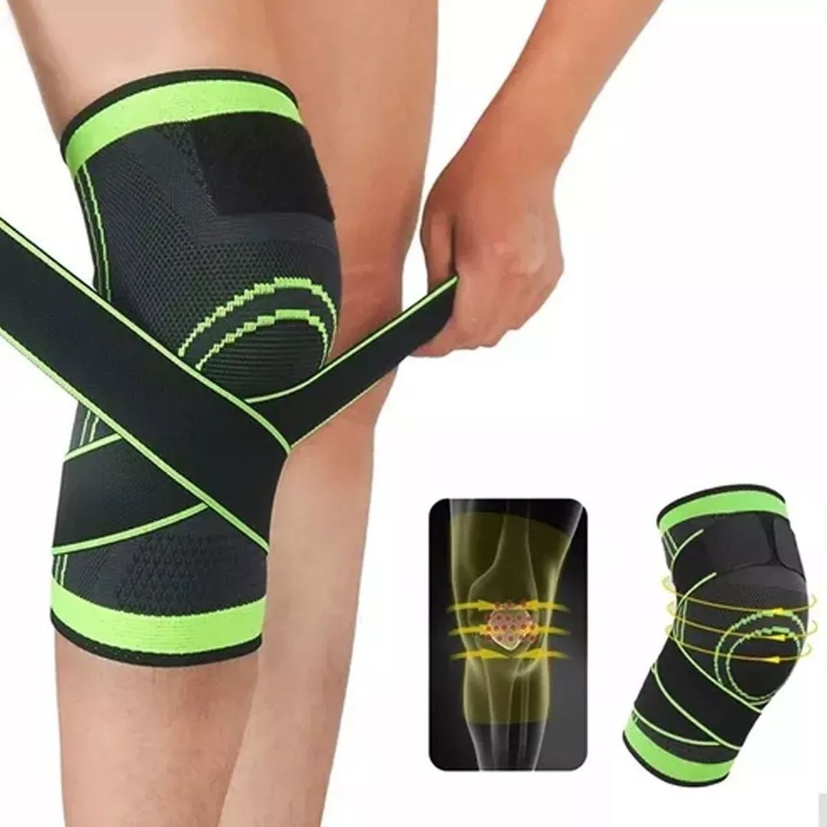 GENERICO - Rodillera 3d Deportiva Rodilla De Doble Presión For Fitness