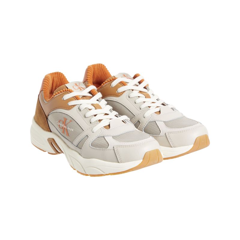 CALVIN KLEIN - Tenis Beige Tipo Deportivas Para Hombre Calvin Klein
