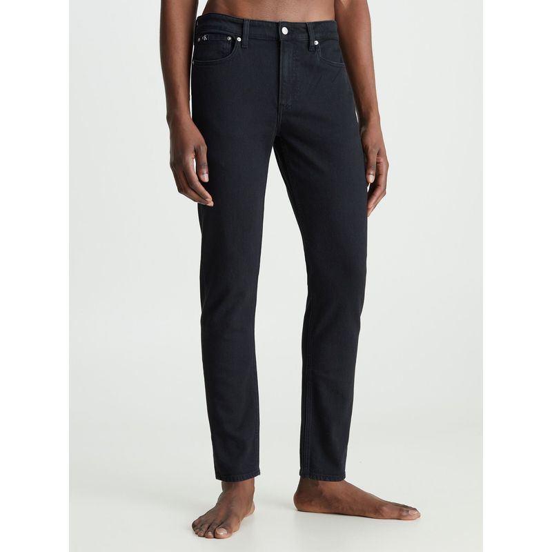 CALVIN KLEIN - Jean Negro Slim Cónico Calvin Klein