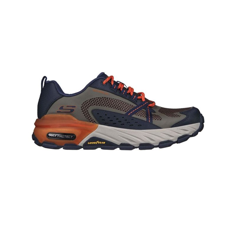 SKECHERS - Tenis Hombre Skechers Max Protect - Azul-Naranja