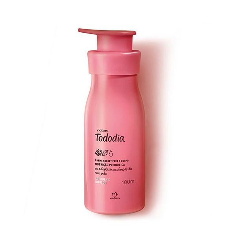 NATURA - Crema Hidratante corporal Acerola e Hibisco Tododia Natura 400 ml