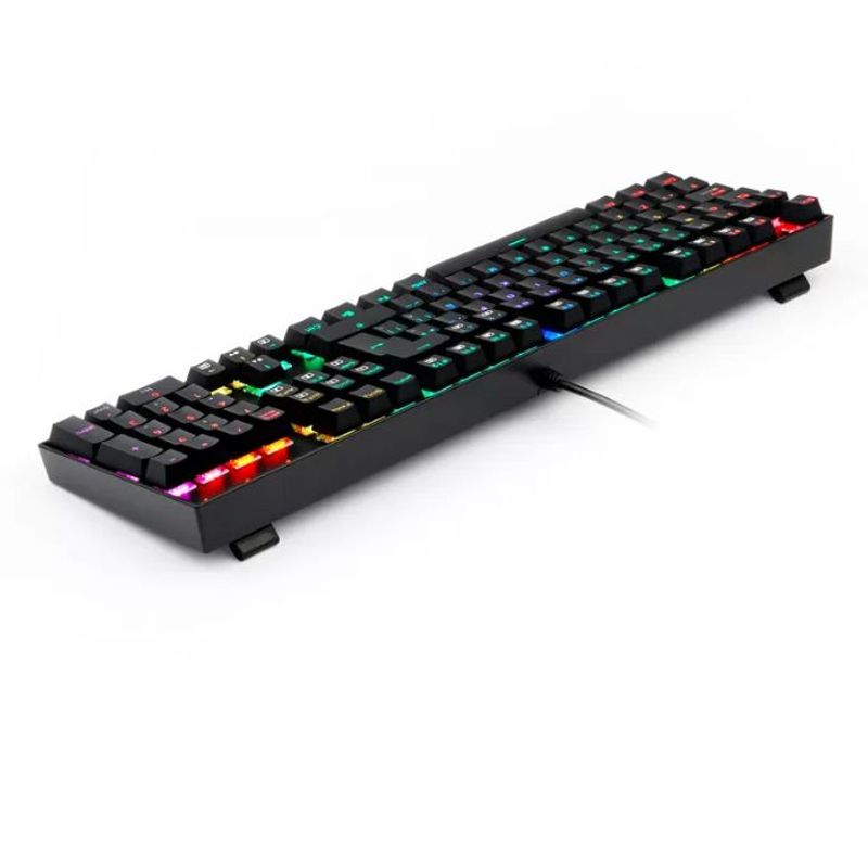 REDRAGON - Teclado Gamer Mitra K551-rgb Negro Español Switch Rojo