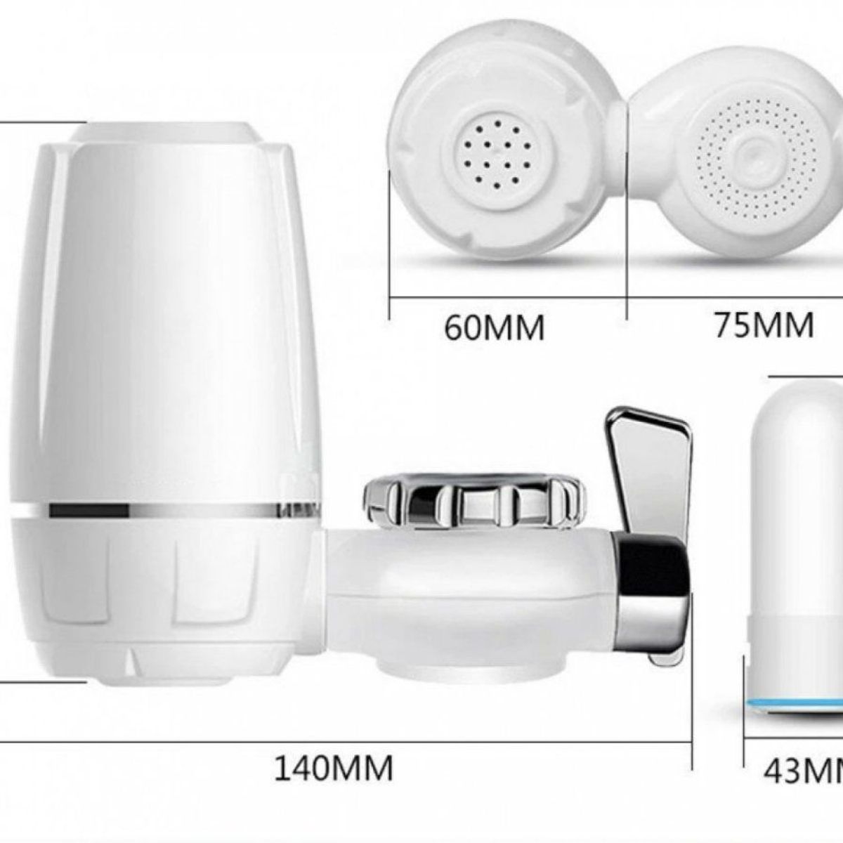 GENERICO - Filtro Purificador De Agua Para Llave Grifo Cocina