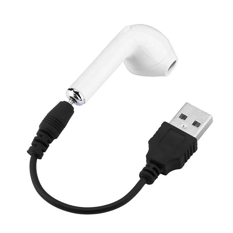 GENERICO - 1 pieza de Audifono Inalambrico Manos-libres Bluetooth Blanco
