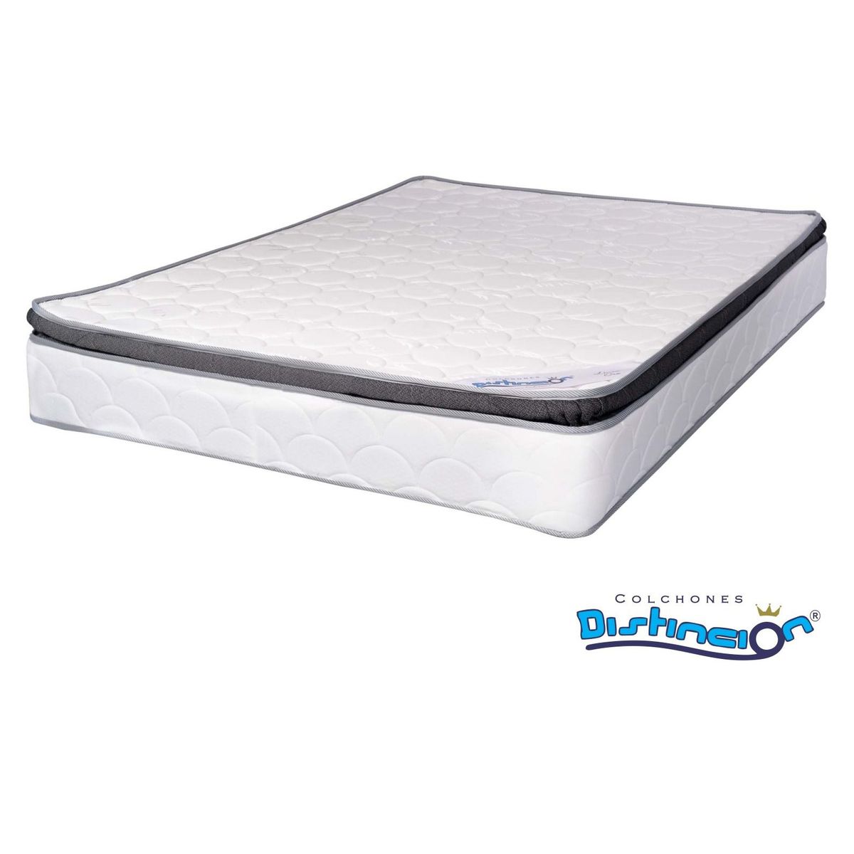 COLCHONES DISTINCION - COLCHON RESORTADO ORO UNI PILLOW 140 X 190 X 29