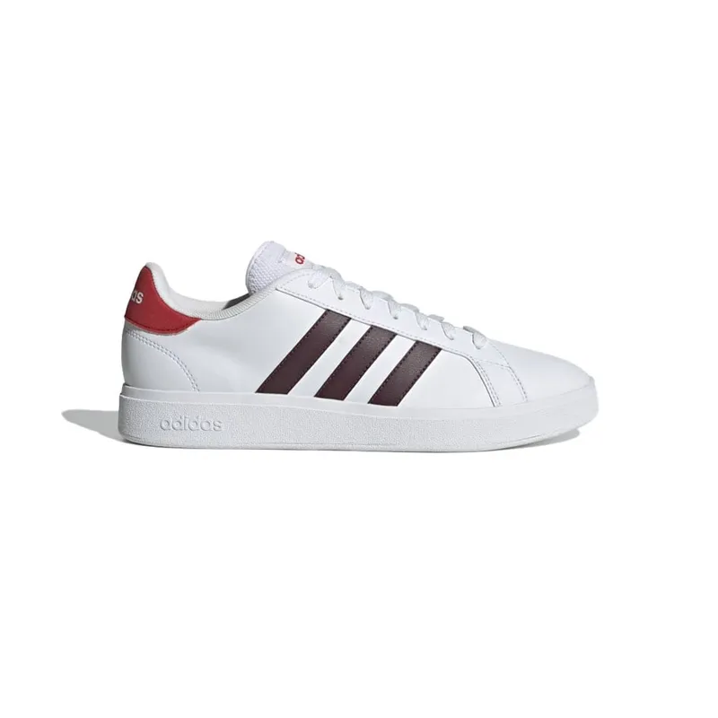 ADIDAS - Tenis Hombre adidas Grand Court - Blanco-Rojo