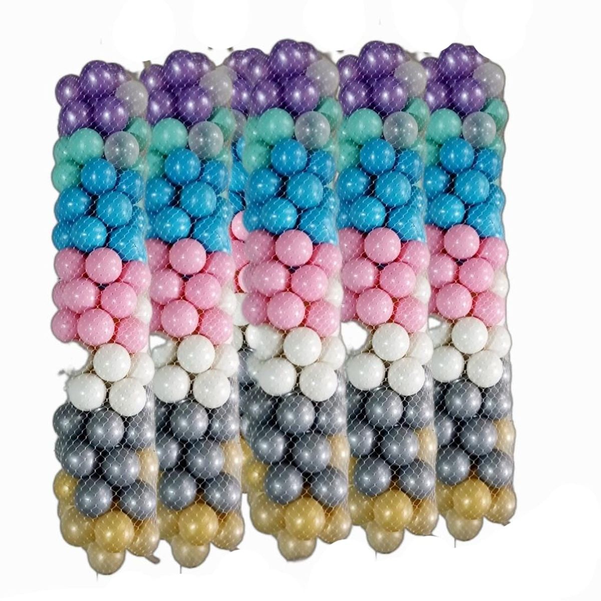 INFANTILES CAJUROMIX - 300 PELOTAS PARA PISCINA COLORES PASTEL