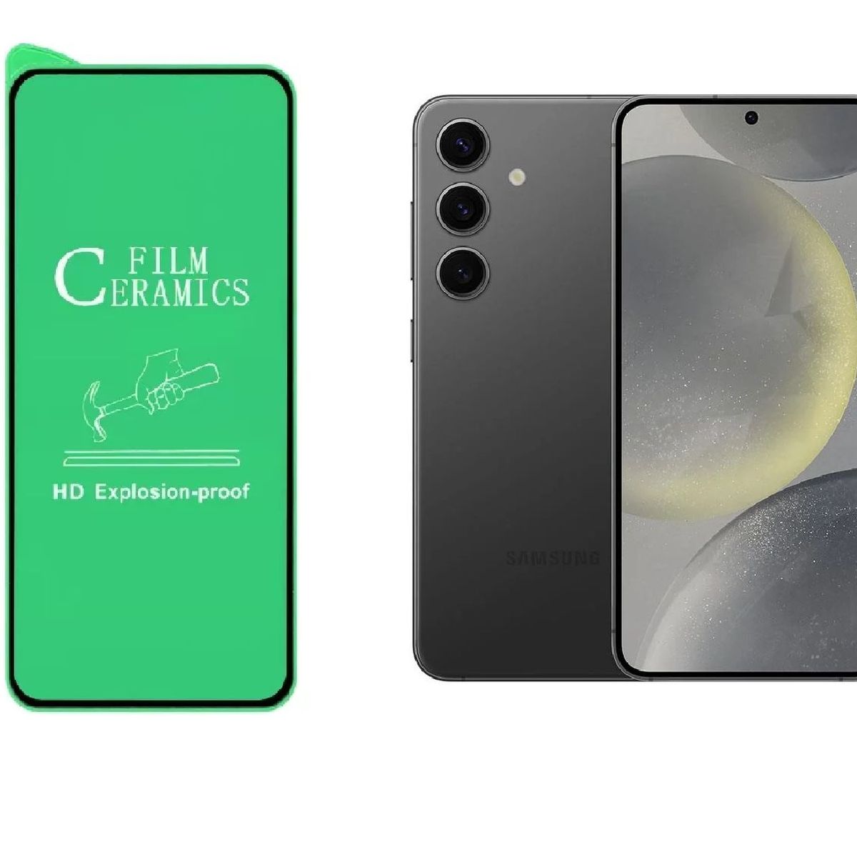 GENERICO - Vidrio Protector De Pantalla cerámico Brillante para Samsung S24 Plus