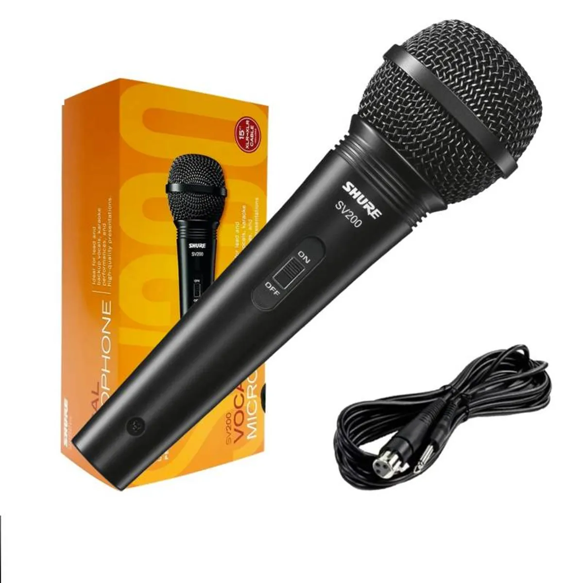 SHURE - Kit De 4 Micrófonos Shure Sv200 Vocal Dinámico Profesional