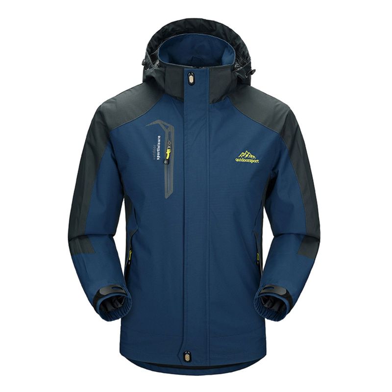 UBMD - Chaqueta Impermeable Capucha SA153 Azul