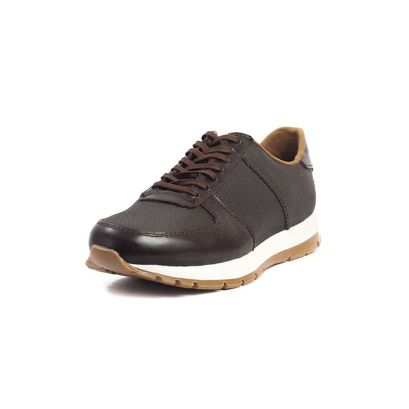 MANIQUEO - Tenis Cuero Hombre Café Maniqueo Declan