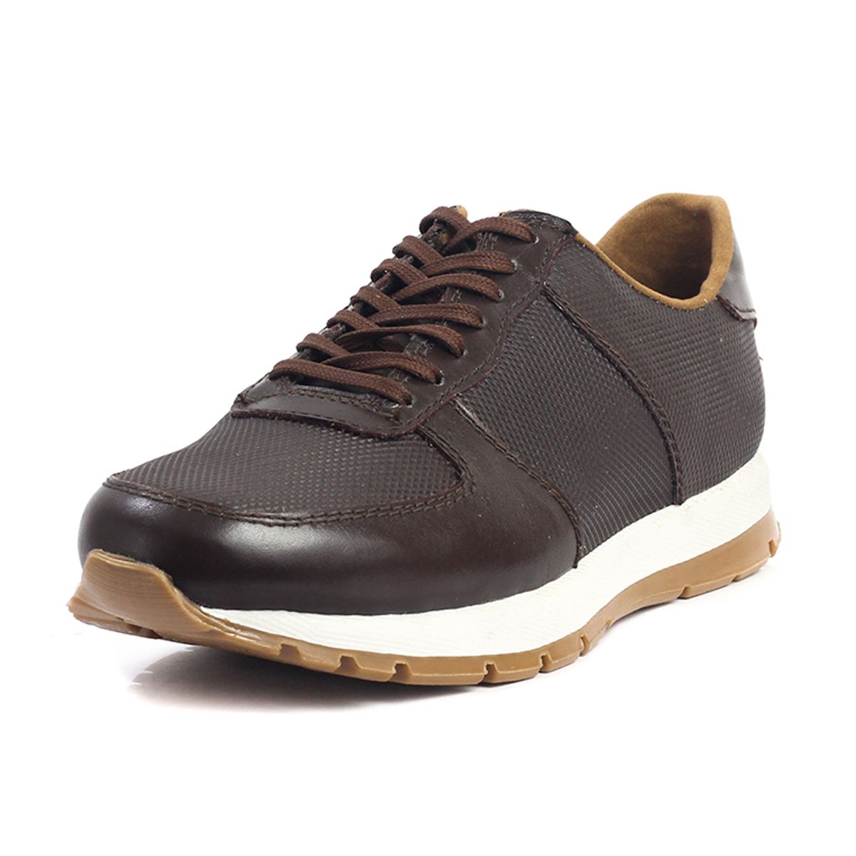 MANIQUEO - Tenis Cuero Hombre Café Maniqueo Declan