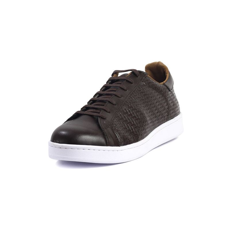 MANIQUEO - Tenis Cuero Hombre café Maniqueo Steve