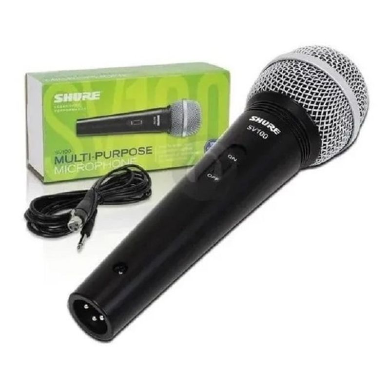 SHURE - Micrófono Shure Sv100 Dinámico Karaoke Con Cable