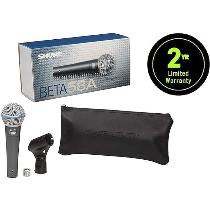 SHURE - Micrófono alámbrico Profesional Shure beta58a