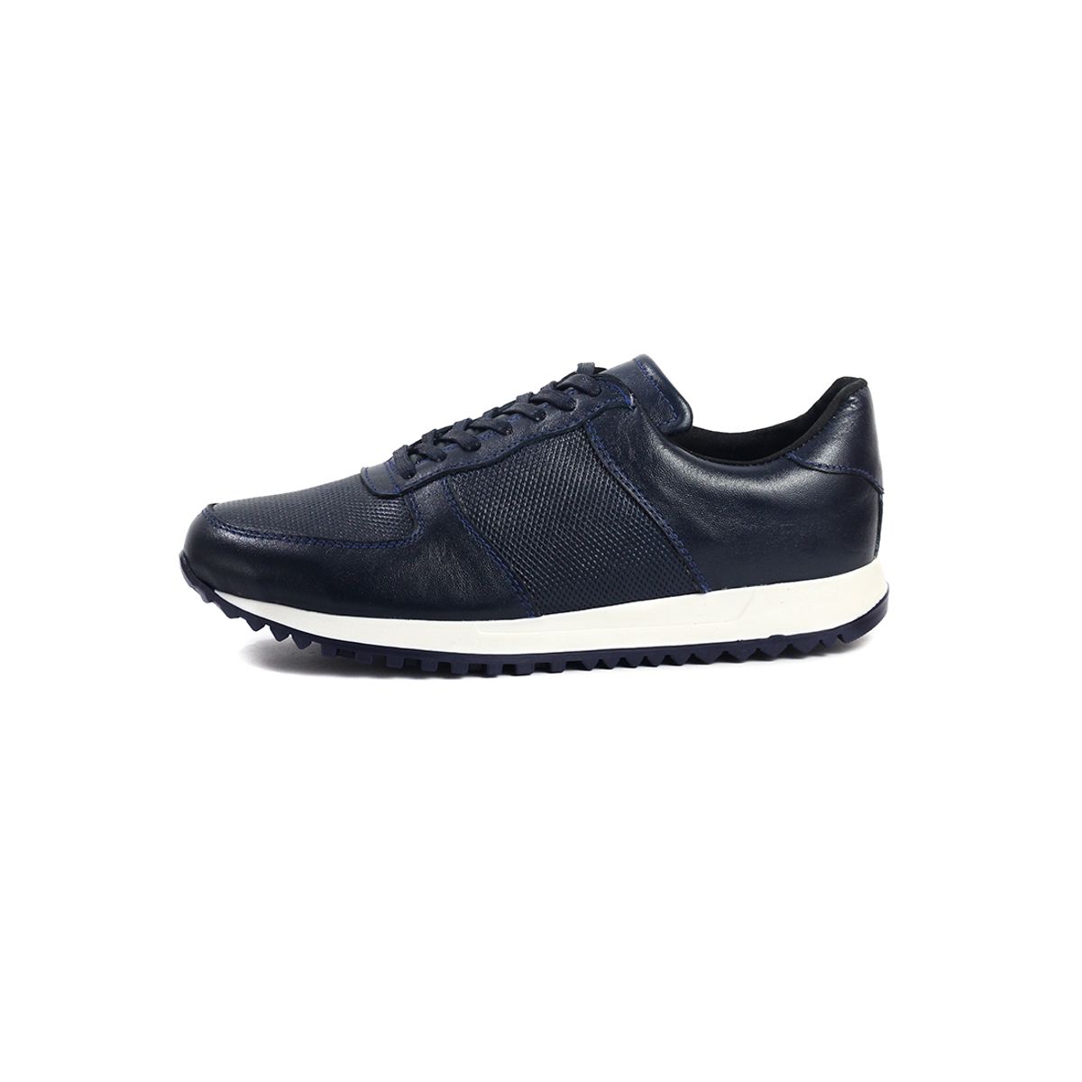 MANIQUEO - Tenis Cuero Hombre Azul Maniqueo Declan