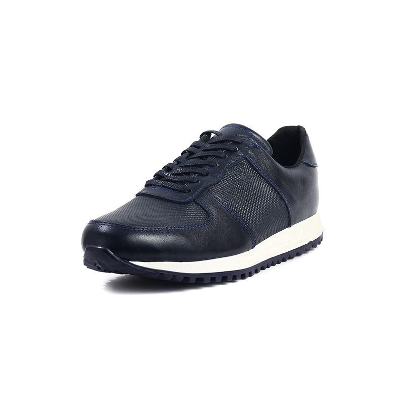 MANIQUEO - Tenis Cuero Hombre Azul Maniqueo Declan