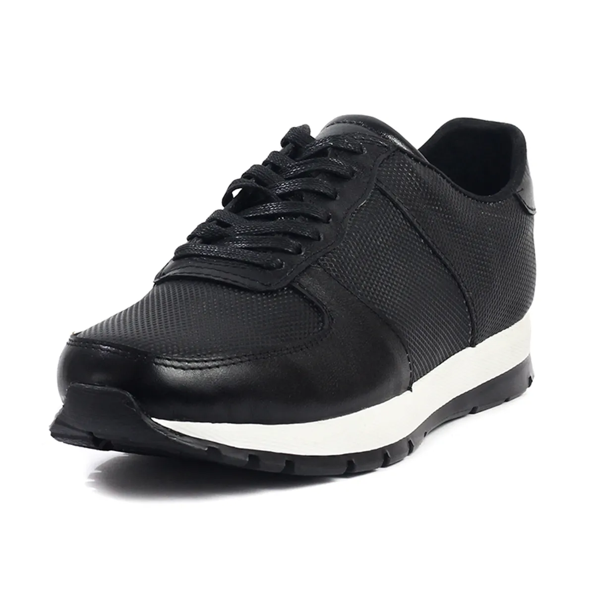 MANIQUEO - Tenis Cuero Hombre Negro Maniqueo Declan