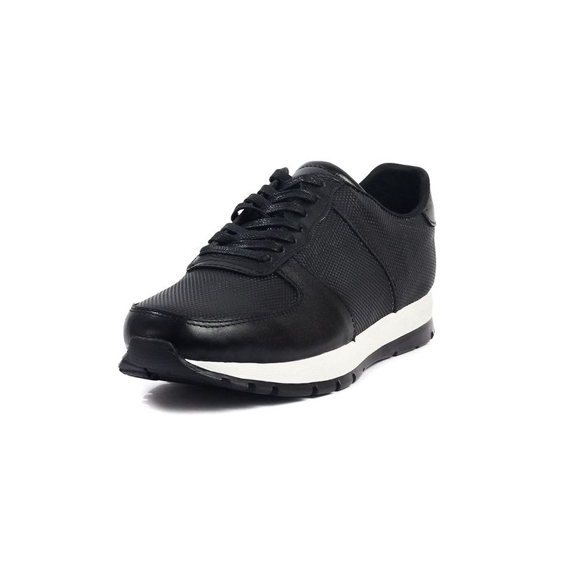 MANIQUEO - Tenis Cuero Hombre Negro Maniqueo Declan