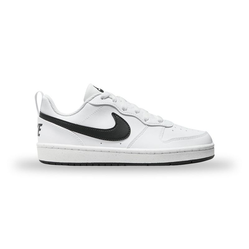NIKE - Tenis Nike Court Borough Niños-Blanco