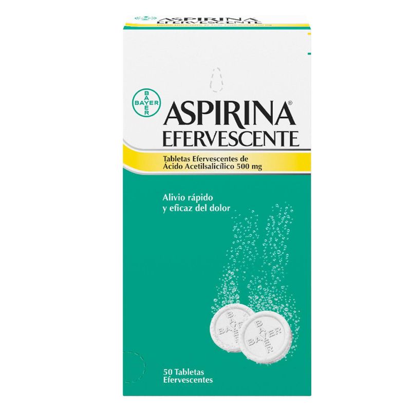 BAYER - Aspir Eferv 0.5 G X 50 Tabletas_.