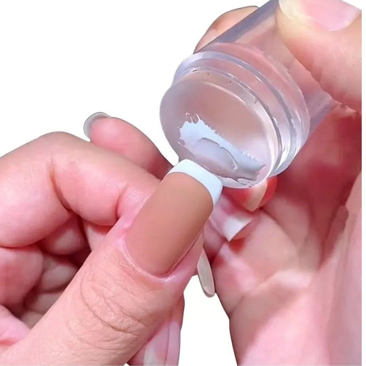 GENERICO - Sello Estampador Uñas Stamping Nail Art 2 Piezas