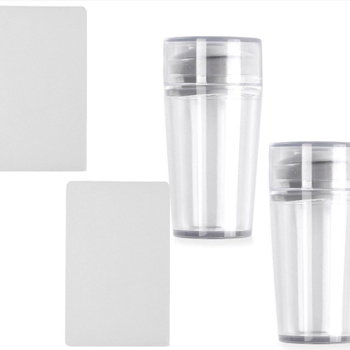 GENERICO - Sello Estampador Uñas Stamping Nail Art 2 Piezas