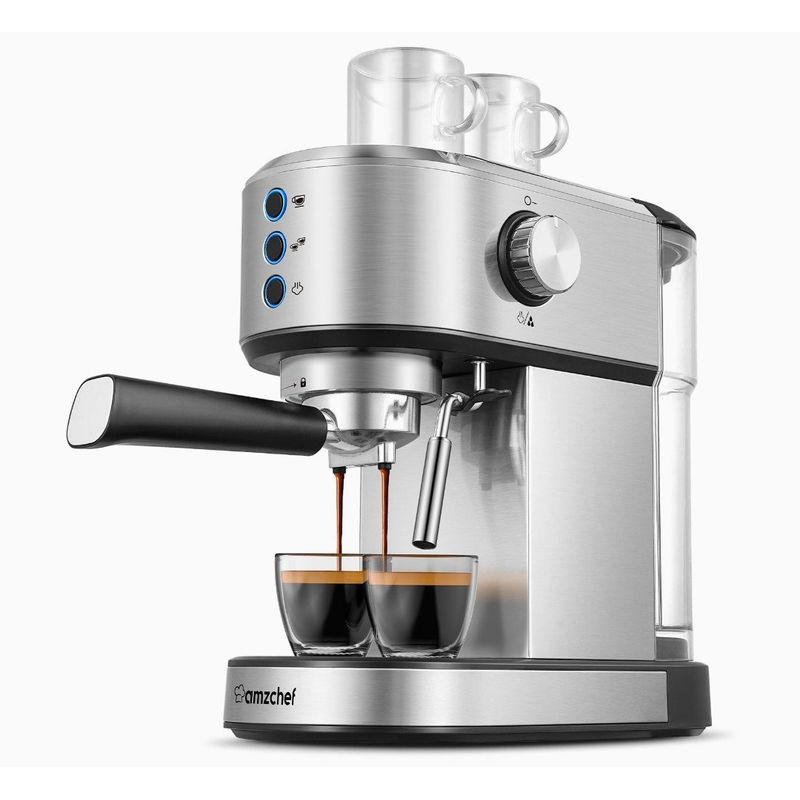 IHOME - Maquina cafetera Espresso capuccino latte  bomba italiana 20 bares