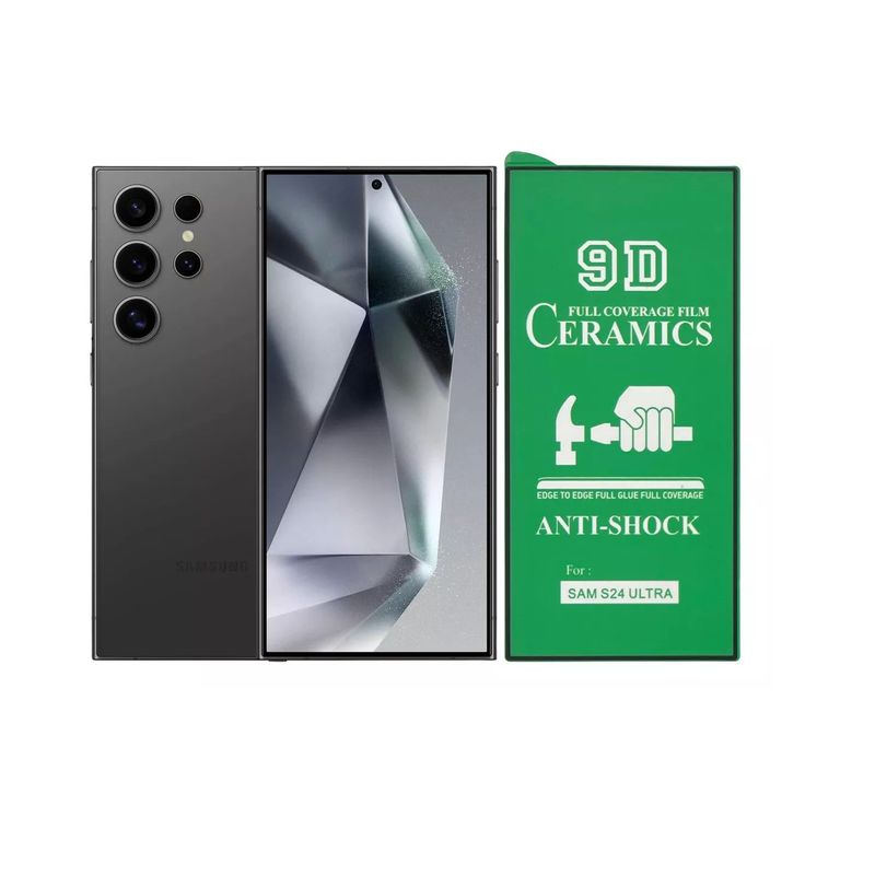 GENERICO - Vidrio Protector De Pantalla cerámico Brillante para Samsung S24 Ultra