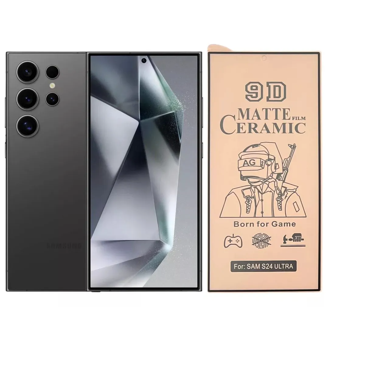 GENERICO - Vidrio Protector De Pantalla cerámico Mate para Samsung S24 Ultra