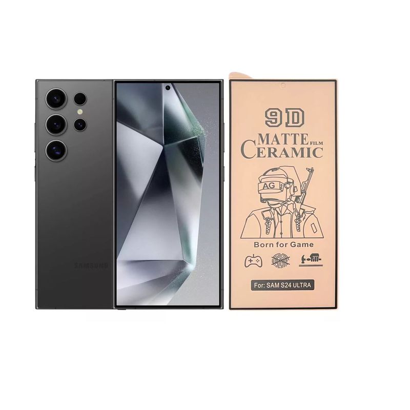 GENERICO - Vidrio Protector De Pantalla cerámico Mate para Samsung S24 Ultra
