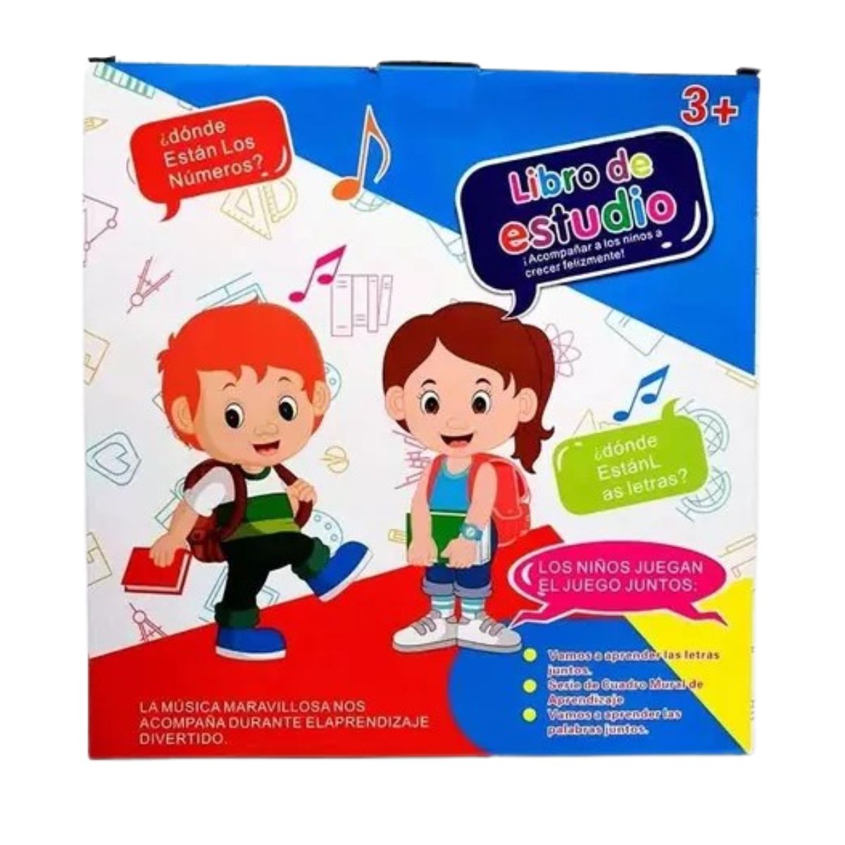 AFM - Mi Primer Libro Aprendizaje Juguete Niños Sonido Interactivo