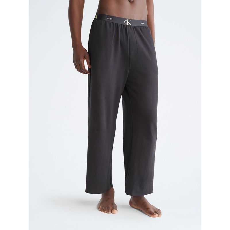 CALVIN KLEIN - Pantalón Negro De Pijama Con Logo Calvin Klein