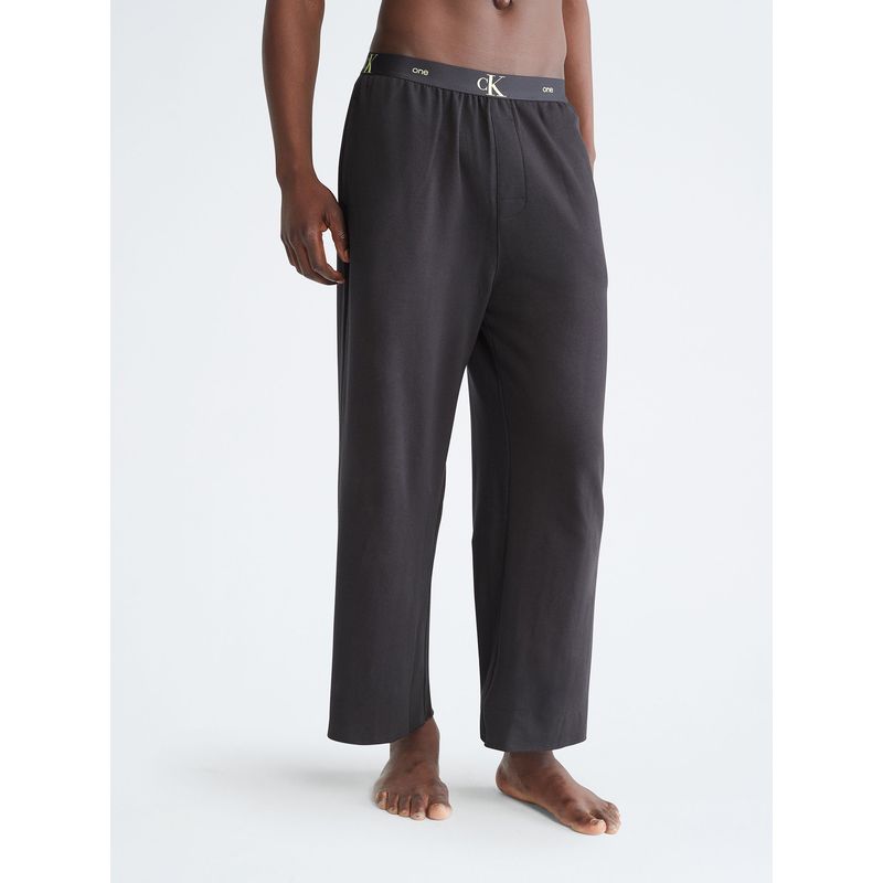 CALVIN KLEIN - Pantalón Negro De Pijama Con Logo Calvin Klein