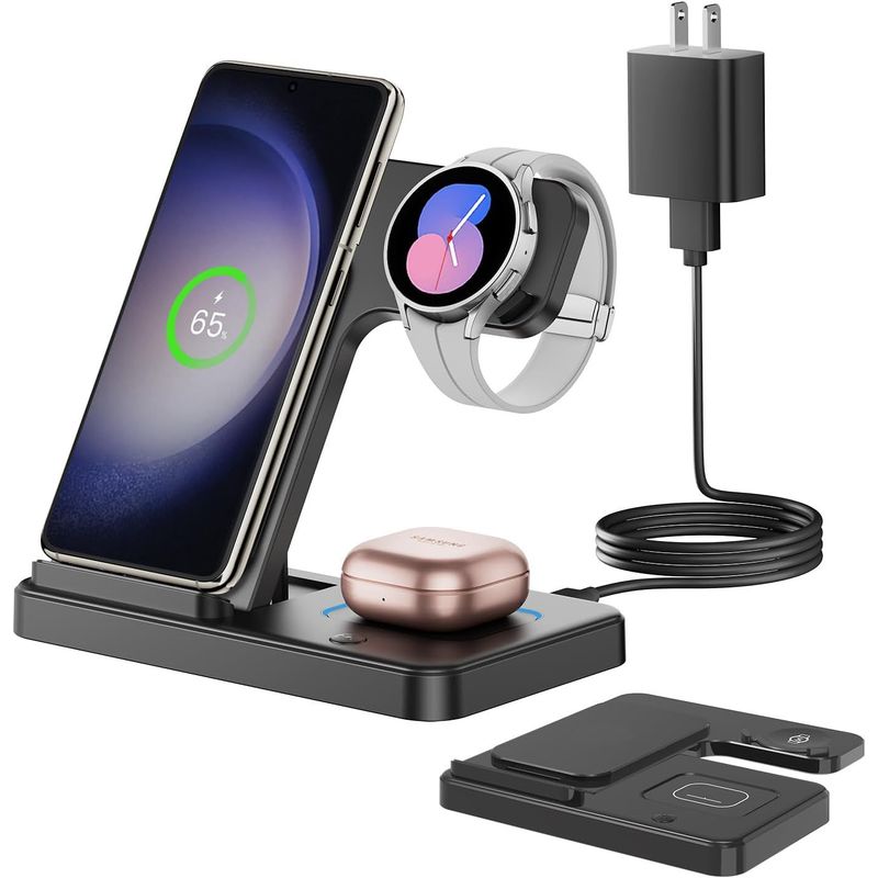 GENERICO - Estación De Carga Inalámbrica para Samsung Galaxy Celular Watch Buds