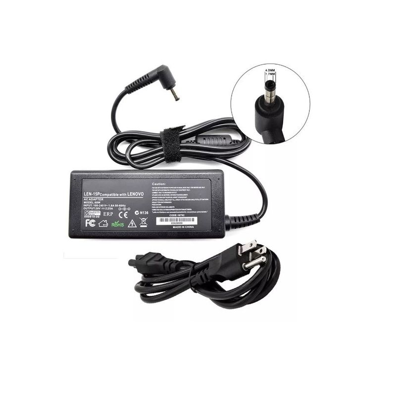 GENERICO - Cargador Para Lenovo 100 20V 2.25A 4.0*1.7mm