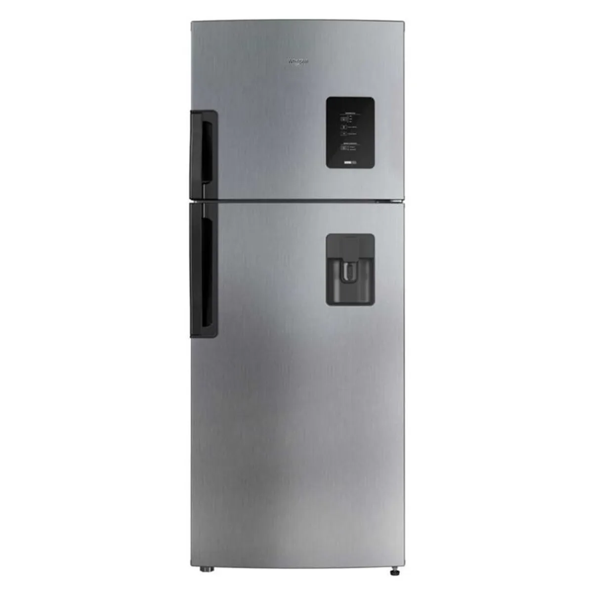 WHIRLPOOL - Nevera whirlpool no frost congelador superior 435 wrw45aktww gris