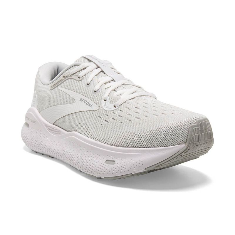 Brooks Ghost Max 3 Scarpe Da Running E Camminata Donna - Bianco, Ammortizzazione DNA LOFT V3, Larghezza 8.5 Wide, Certificato Diabetico