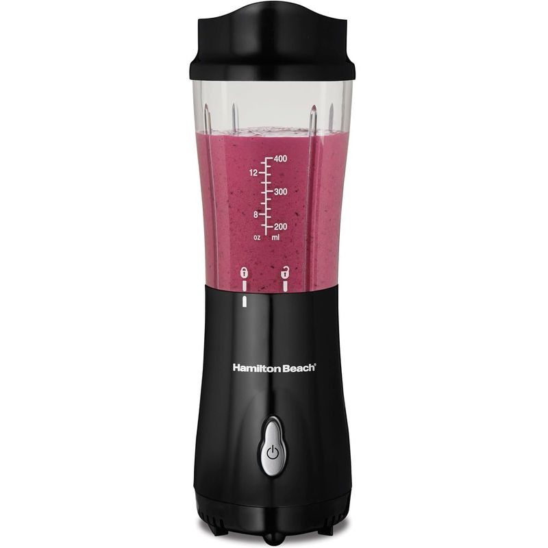 HAMILTON BEACH - Licuadora personal portatil hamilton beach 14 onzas liquidas