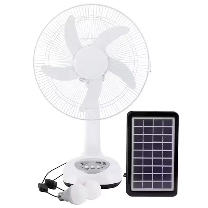 ONE PIXEL - Ventilador Portátil 14" Recargable Panel Solar ONE PIXEL