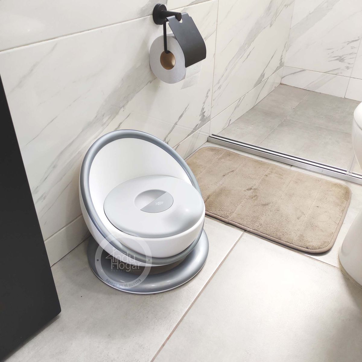 INDUHOGAR - Vasenilla de lujo con asiento acolchado marca induhogar