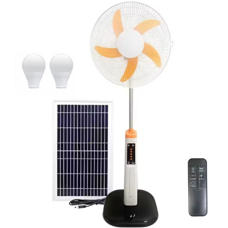 ONE PIXEL - Ventilador Recargable 16" Panel Solar ONE PIXEL