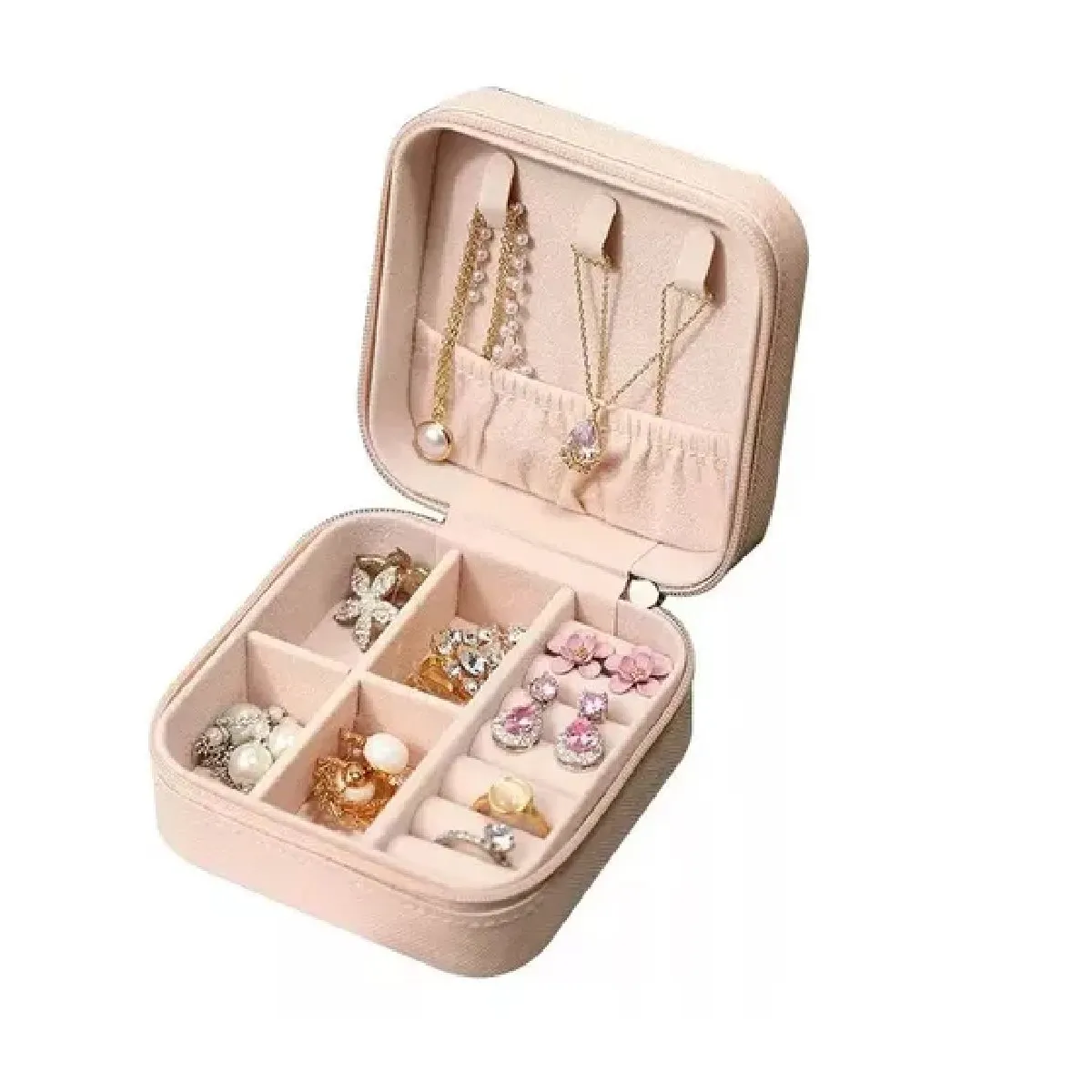 KIDSHOP - Joyero Organizador Estuche Para Joyería Caja Para Joyas PROG-4 Rosa