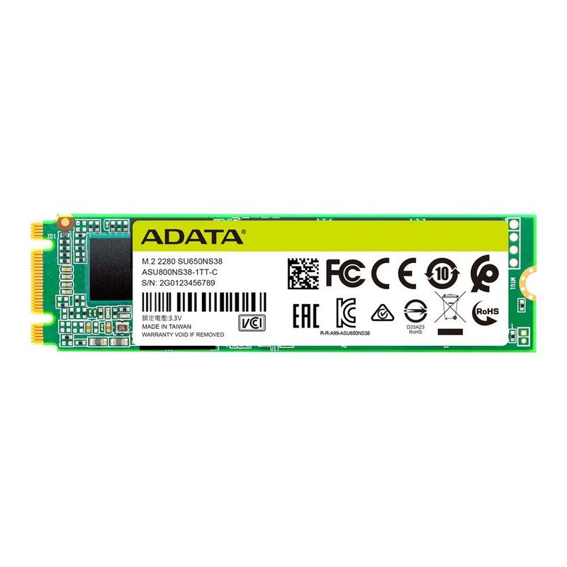 ADATA - Disco de estado solido M2 doble ranura 512GB