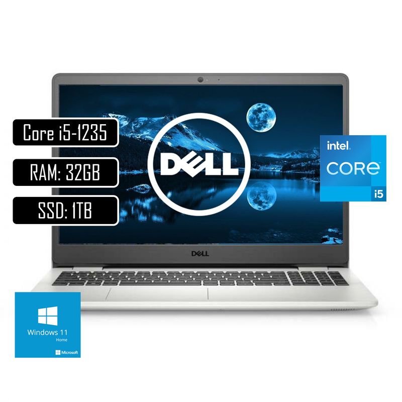 DELL - Portatil Dell 15 Intel Core i5-1334U Ram 32GB Disco SSD 1Tera 15.6" FHD