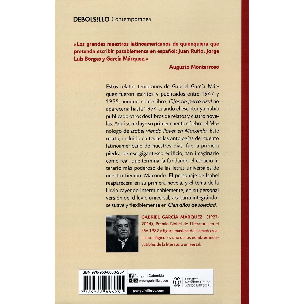 DEBOLSILLO - Ojos De Perro Azul. Gabriel García Márquez